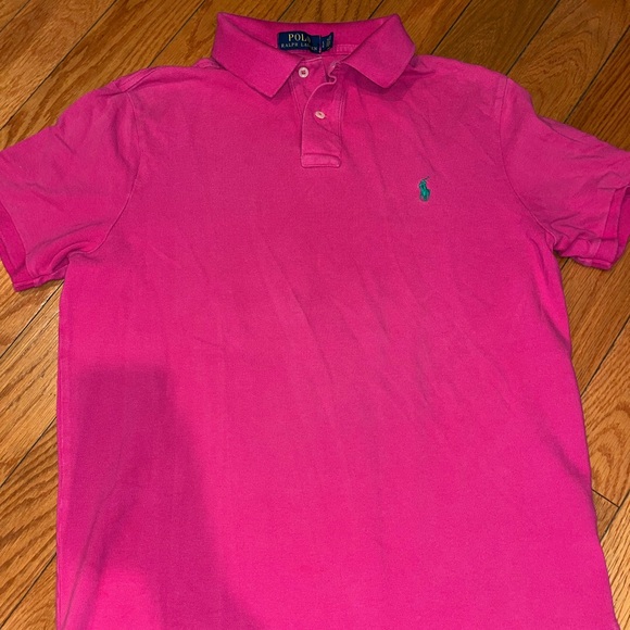 Polo by Ralph Lauren Men's Vibrant Pink Polo Shirt - Picture 1 of 2